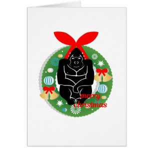 feliz navidad gorila