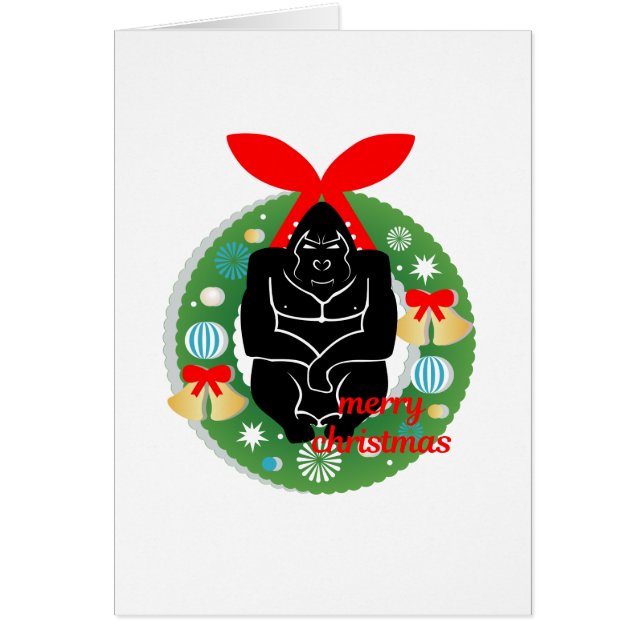 feliz navidad gorila (Frente)