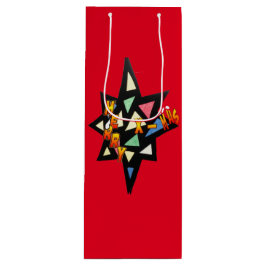 Feliz Navidad Gran Estrella. bolsa para botellas d