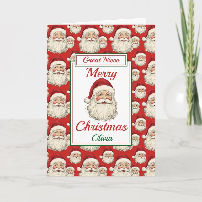 Feliz Navidad Gran Niña Santa (Anverso)