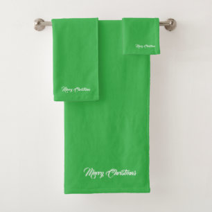 Feliz Navidad Grass Green