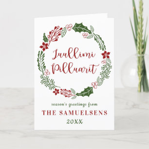 Feliz Navidad groenlandés, Personalizado