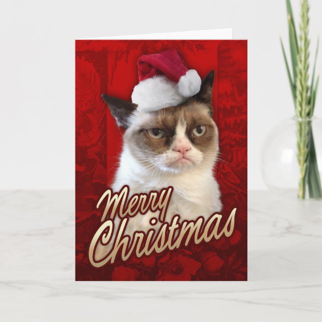Feliz Navidad Grumpy Cat (Anverso)