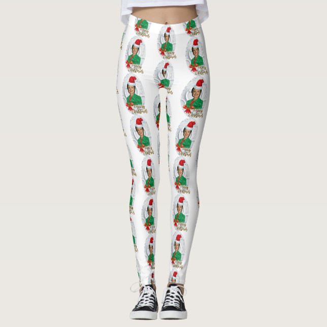 feliz Navidad Hillary clinton leggings (Anverso)