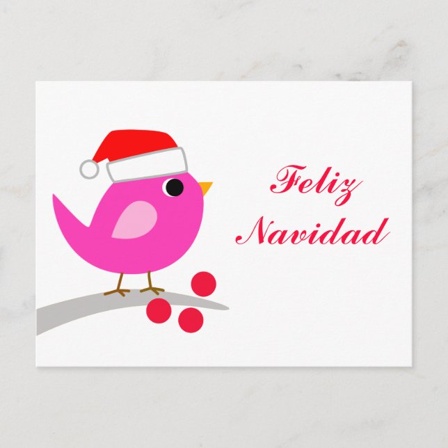 Feliz Navidad Holiday Bird (Anverso)