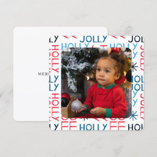 Feliz Navidad Holly Jolly Personalizado