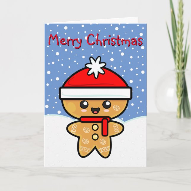 Feliz Navidad Hombre de Jengibre (Anverso)