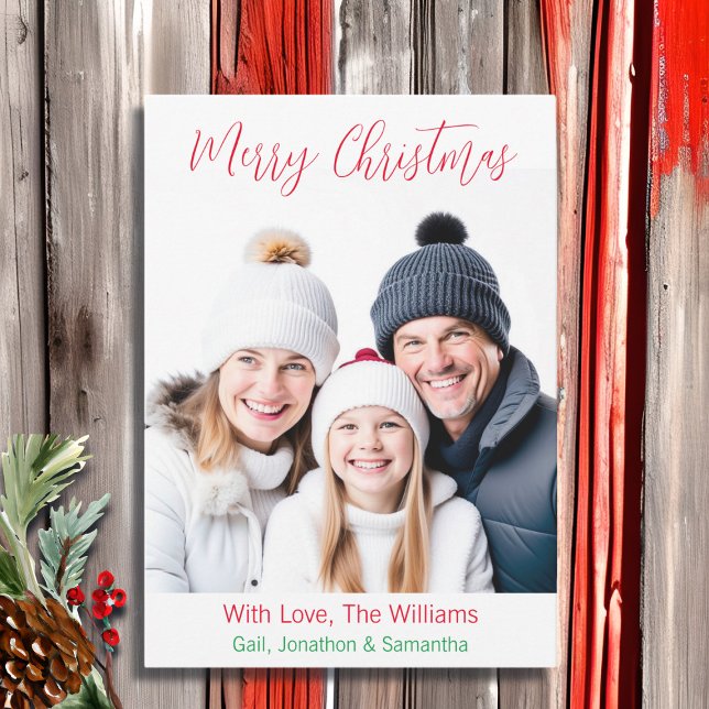 Feliz Navidad | Imagen familiar personalizada (Subido por el creador)