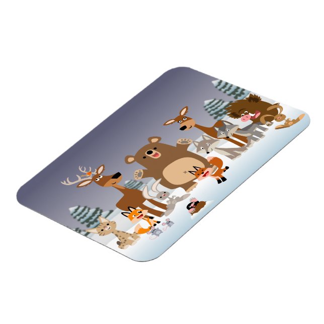 Feliz Navidad! Imán flexible de animales de corte (Lado Izquierdo)