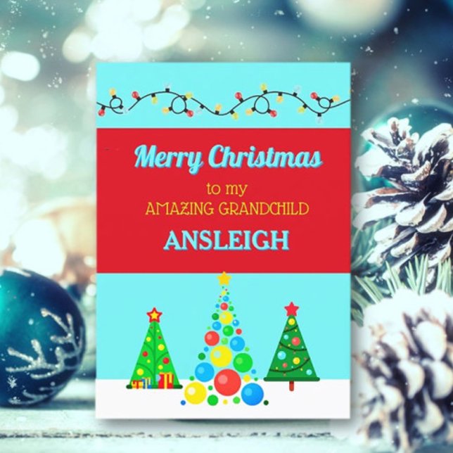 Feliz Navidad increíble tarjeta de nietos (Subido por el creador)