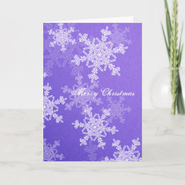 Feliz Navidad Indigo White Snflakes Minimalista