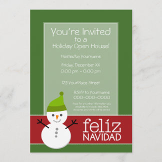 Feliz Navidad - invitación del fiesta