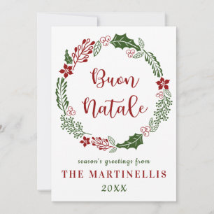Feliz Navidad italiana, Personalizado