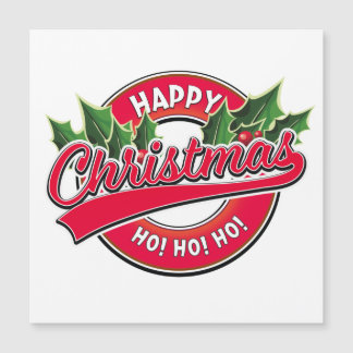 Feliz Navidad ¡Ja! ¡Ja! ¡Ja! Imán para coche