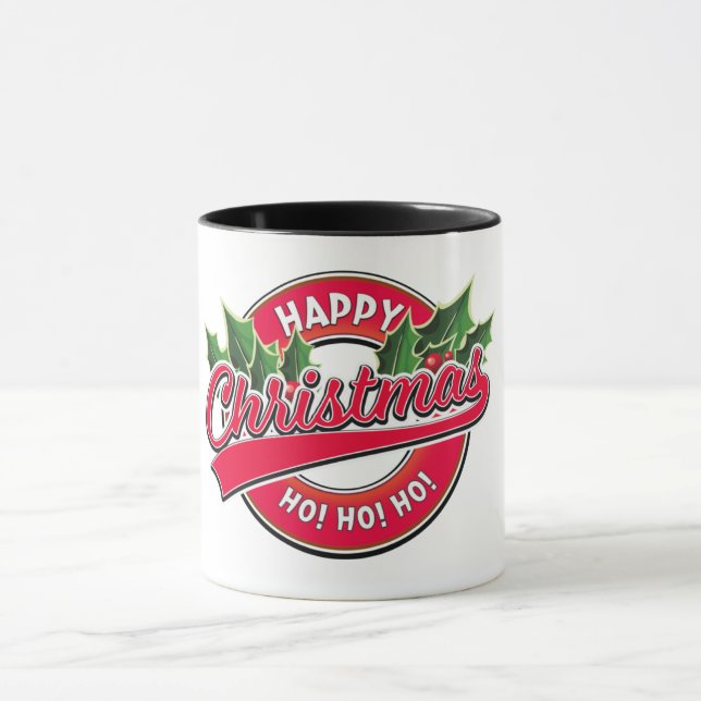 Feliz Navidad ¡Ja! ¡Ja! ¡Ja! Taza (Centro)