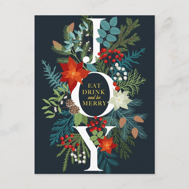 Feliz Navidad JOY Saludo Corporativo (Anverso)