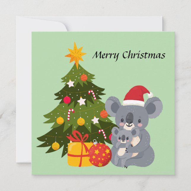 Feliz Navidad Koala Bear (Anverso)