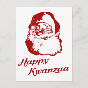 Feliz Navidad Kwanzaa Santa Claus