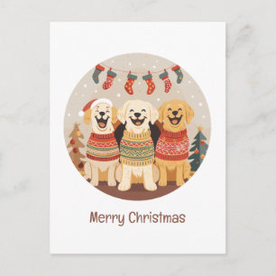 Feliz Navidad Labrador Retriever Perros