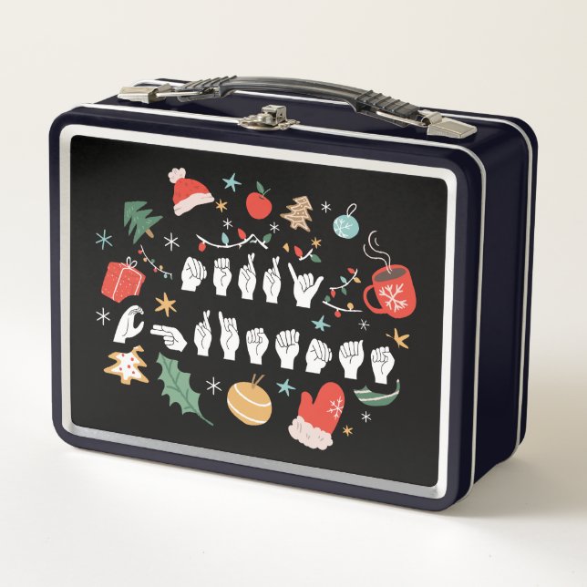 Feliz Navidad - Lenguaje de Rótulo americano ASL I (Anverso)