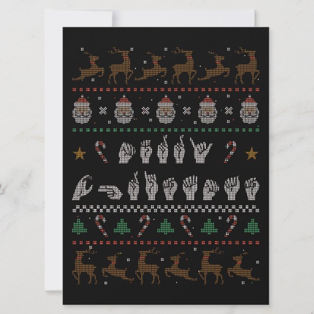 Feliz Navidad - Lenguaje de Señas Americano II (Anverso)
