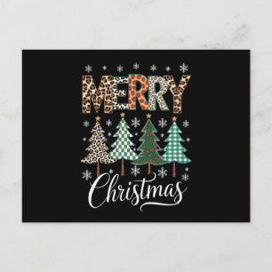 Feliz Navidad Leopardo Vacaciones de Navidad Famil