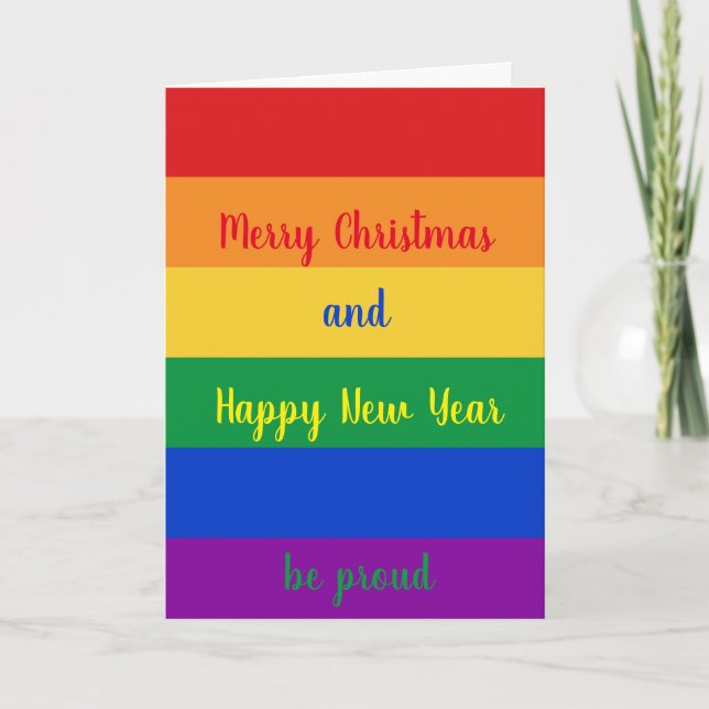 Feliz Navidad LGBTQ (Anverso)