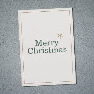 Feliz Navidad limpio y minimalista