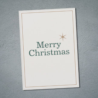 Feliz Navidad limpio y minimalista