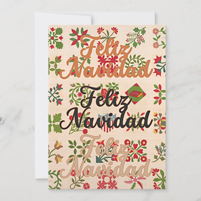 Feliz navidad linda de Navidad (Anverso)