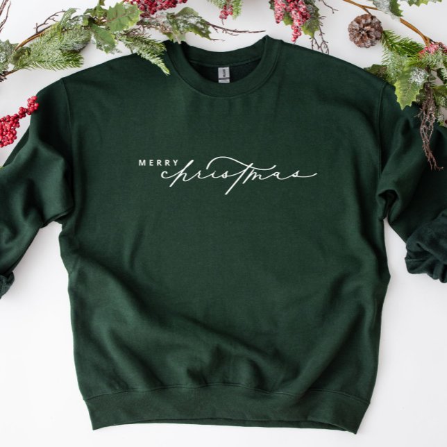 Feliz navidad lindo guión navideño sudadera (Subido por el creador)