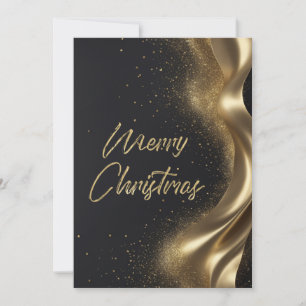 Feliz Navidad Luxe Oro Negro