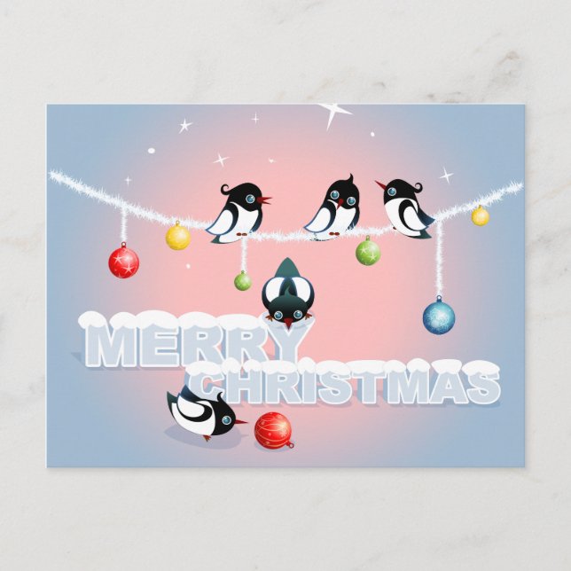 Feliz Navidad - Magpies Bubbles Nieve (Anverso)