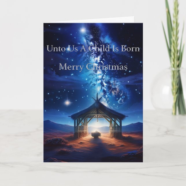 Feliz Navidad Manger (Anverso)