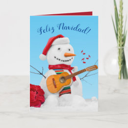 Feliz Navidad "Mariachi Navidades" Snowman