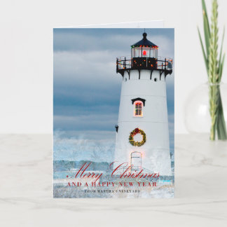 Feliz Navidad Martha's Vineyard Card