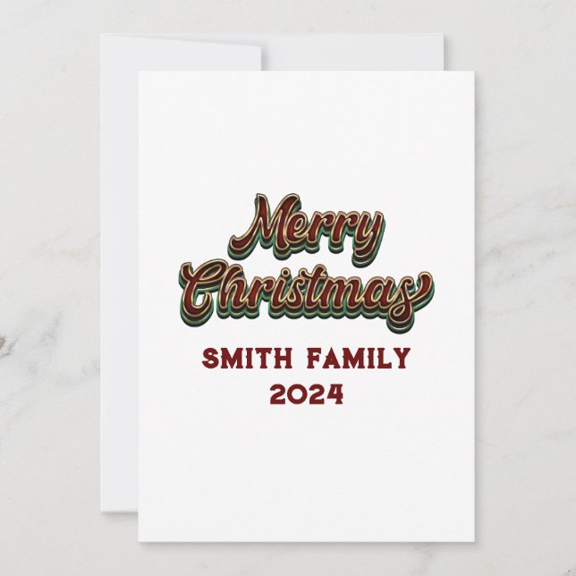 Feliz Navidad - Matanza familiar (Anverso)