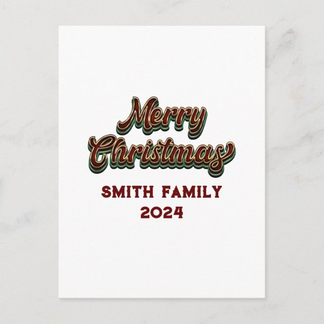 Feliz Navidad - Matanza familiar (Anverso)