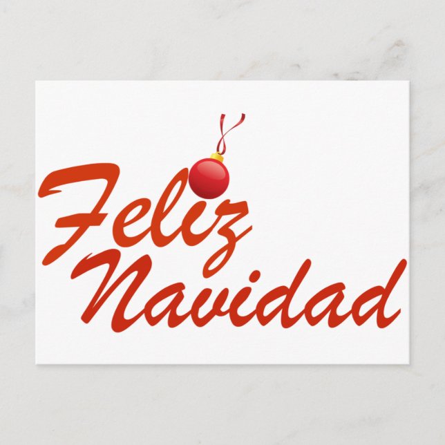 Feliz Navidad Merry Christmas (Anverso)