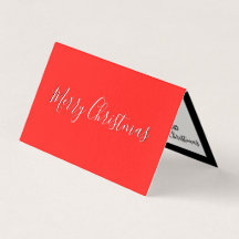 Feliz Navidad Mini tarjetas personalizadas nota pe