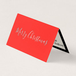 Feliz Navidad Mini tarjetas personalizadas nota pe
