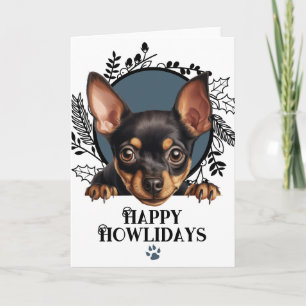Feliz Navidad Miniature Pinscher Perro Navidad