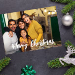 Feliz Navidad Minimalista H Photo 3<br><div class="desc">Envíe tarjetas de Navidades Minimalistas,  de Moda y divertidos con sus tarjetas de Navidades H Photo 3 Minimalistas de Feliz Navidad.</div>