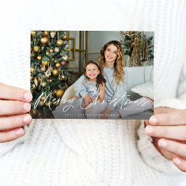 Feliz Navidad Minimalista H Photo 4B