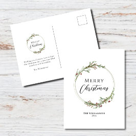 Feliz Navidad Minimalista Wreath