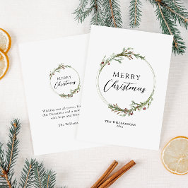 Feliz Navidad Minimalista Wreath