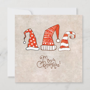 Feliz Navidad Miters Saludo   Tarjeta de invitació