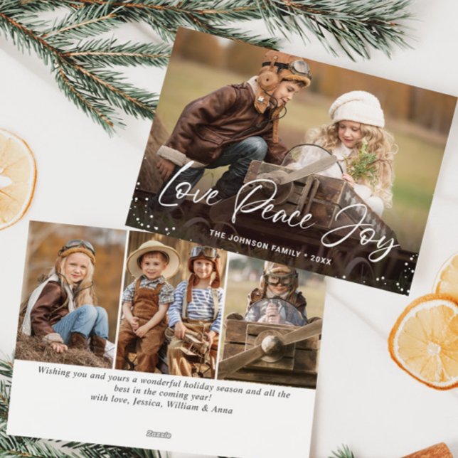 Feliz Navidad Moderna 4 Saludo FOTOGRÁFICO (Subido por el creador)