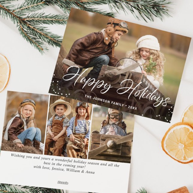 Feliz Navidad Moderna 4 Saludo FOTOGRÁFICO (Subido por el creador)