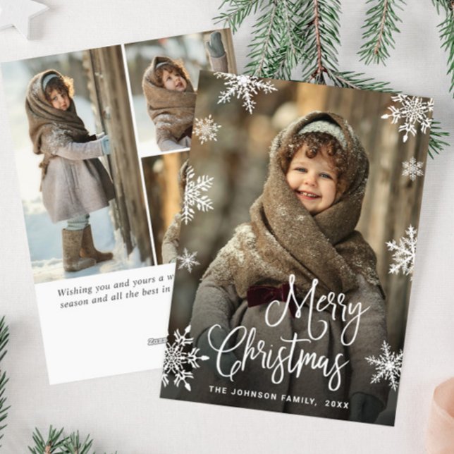 Feliz Navidad Moderna 4 Saludo FOTOGRÁFICO (Subido por el creador)